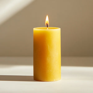 Five Pillar Beeswax Candles